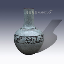 Jingdezhen high-grade antique classical ceramic decorative vase Chinese classical simple style decorative vase