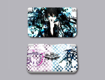 3DSLL stickers 3DSXL film pain machine stickers Old three body color stickers Black Rock Shooter BRS White Rock