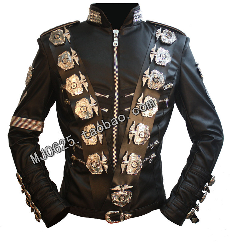 ★ MJ ★ Michael Jacksons Yokohama BAD classic black leather jacket