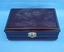  (Four diamond old shop)Weifang Yijiang-Mahogany silver inlaid products-Mahogany silver inlaid jewelry box-Jewelry box