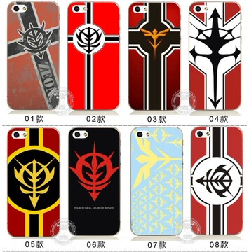 动漫iphone6plus手机壳5s/4s外壳 机动战士高达 吉恩吉翁军旗zeon