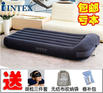 INTEX built-in pillow Double inflatable mattress Single inflatable cushion bed Camping tent Inflatable bed thickened