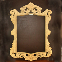 Wooden blank large frame frame photo frame carved original material DIY rough material framed picture frame frame frame