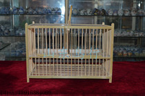 Embroidered eye bird cage for small birds with double pavilion (2 wash at the same time)1 bath cage