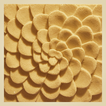 Sandstone TV background wall three-dimensional wall brick cultural fossil handmade artificial sandstone mosaic embossed large board