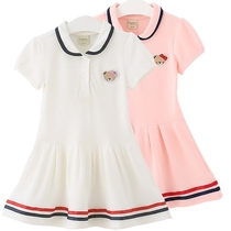 Golf Clothing Childrens Wear Girls Dress Summer New Short Sleeve polo Skirt Children Tennis Baseball Sports Skirt