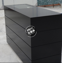 Matte face European modern simple fashion cash register clothing store counter bar front desk black and white computer desk