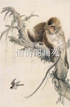Meticulous painting White drawing landscape painting figure painting flower and bird painting line drawing physical drawing 146