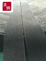 Warp knitting machine with black velvet thorn leather package roller belt Black velvet package stick cloth Black velvet anti-slip package roller belt Black velvet cloth rough surface belt