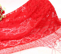Bride wedding red hijab head Hipa Xi cover head scarf wedding wholesale Chinese happy word tassel cover head
