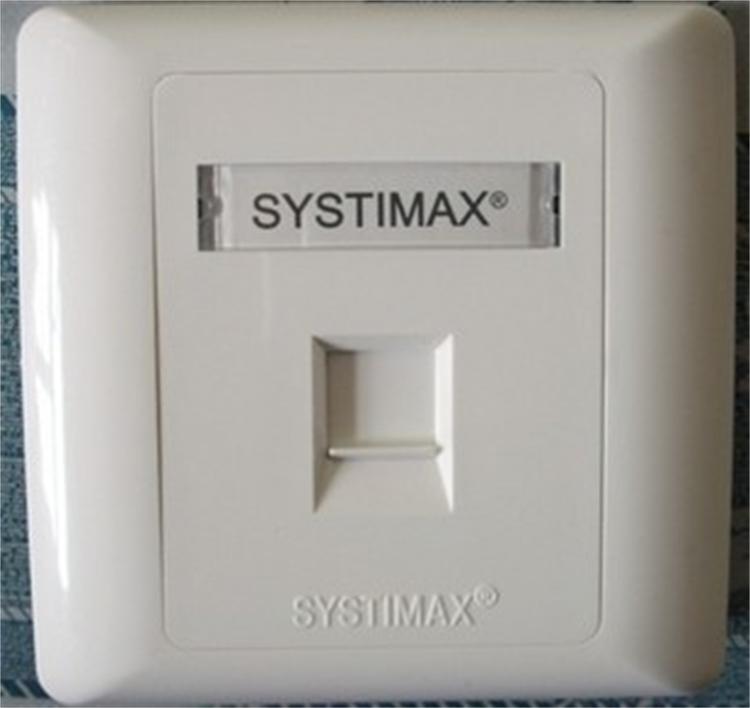 SYSTIMAX COMP Panel 86 Network Information Socket RJ45/11 Computer Telephone Single and Double Wall Socket