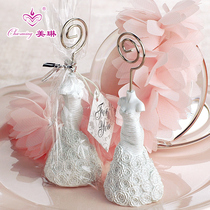 Wedding supplies creative wedding banquet table number card wedding seat card holder wedding table card holder card European style