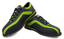 New special PBS professional bowling shoes Sports trend right-handed bowling shoes mens and womens green and black