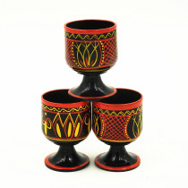 2 Liangshan special handicrafts white wine glasses one cup of wine cup Yi lacquerware small wine glass 1