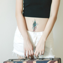 Yicai Tengfei butterfly feather Caesarean section tattoo sticker Waterproof scar cover Caesarean section lasting waterproof tattoo sticker lasting