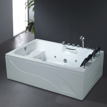 1 8 m double whirlpool acrylic free-standing surf bubble couple luxury heated tub