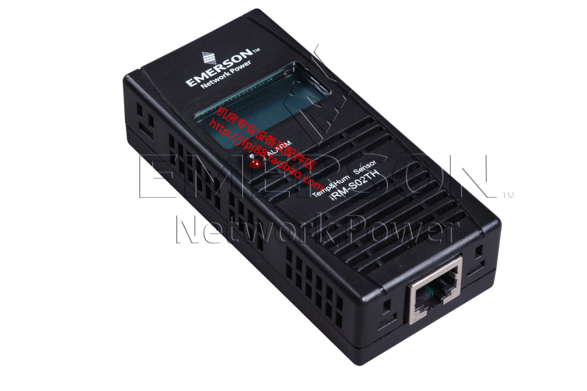 EMERSON monitored IRMS02TH temperature and humidity sensor with LCD support