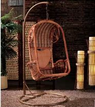 Indoor balcony real Vine rocking chair swing rattan wicker chair outdoor simple single swing