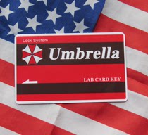 Resident Evil 6 Anbreera ID card anniversary props commemorative card ID blank card information self-filled