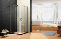 Bathroom tempered glass partition shower room screen simple sliding door diagonal sliding door