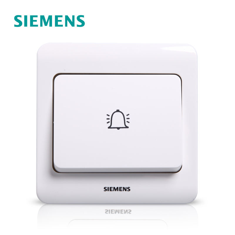 Siemens door bell switch panel button 86 vision Yabai door guard small button switch socket authentic safety