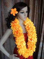 Hawaiian Hula Garlands Dance props Neck rings Performance props Accessories Hawaiian Holiday Party garlands