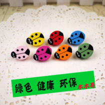 Wood Magnolias Seven Stars Ladybug Figure Nails Creative Wood Nails Cute Cartoon Nails Cork Artificial Nails