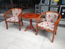 Hotel Apron Chair Solid Wood Guesthouses Table And Chairs Wood Coffee Table And Chairs Hotel Chairs Hotel Furniture Three Sets of Surround Chairs