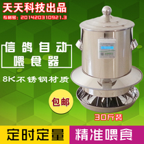 automatic pigeon feeder with timer