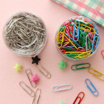 Full 25 Deli 0038 color paper clip 0037 Barrel pin Paper clip Office supplies Stationery