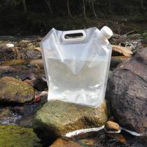 AXEMEN large capacity foldable water storage bag lightweight outdoor bucket transparent water bag safe seal