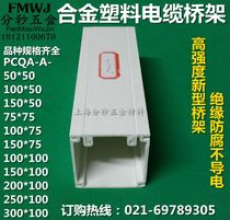 100 100 * 100 * 2 2PVC trunking bridge alloy plastic cable wire bridge trough plate routing over trunking