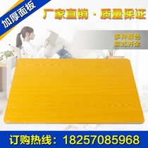 Factory direct hollow blow molding plastic single double table desks and chairs table panel school desktop bench panel