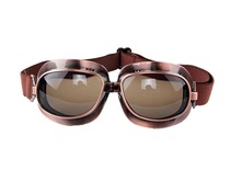 South Korean wind Moto car goggles Harley wind mirror wind-proof Shagu bronze retro clams for men and women semi-helmets