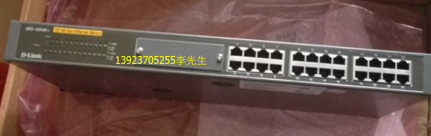 D-Link Youxun DES-1024R plus 24 100-meganet switches 9.9 into new