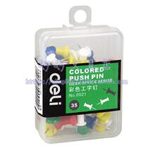 Del 0021 color I-shaped pin American pushpin drawing pin safe and easy-to-use pushpin