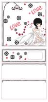 Cross-stitch electronic drawings 2582 Mengyuan Yiren Wallet Figure 102W * 102H10 color PAT source file