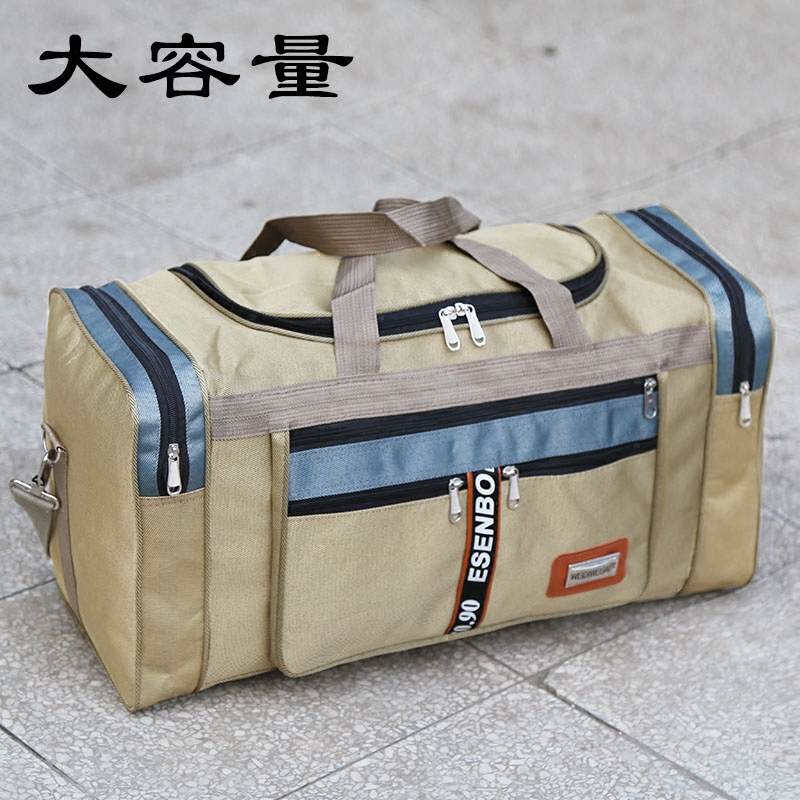 Foldable and large capacity portable travel bag for men and women's Korean version storage bag, work bag, luggage bag, large bag
