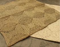 Straw cushion carpet Corn Pu Grass bay window mat Yoga mat Hand-stitched Dianna square futon