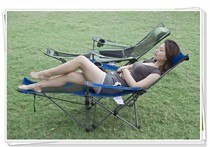 Outdoor deck chair dual-use lunch break bed Home field camping leisure beach stool Portable backrest fishing chair