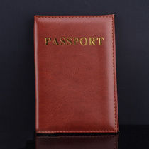  1pc Fashion Passport Cover PU Leather ID Holders Documents B