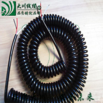 Spring wire Spiral cable Spring wire 1 core 2 core 3 core 4 core 5 core 6 core 8 core spring power cord