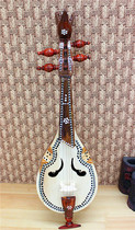 Wholesale Xinjiang ethnic handmade musical instruments Xinjiang ethnic craft souvenirs 45cm Husitar punch price