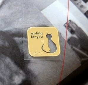 Южная Корея 24K Золотое покрытие iPad Touch iPhone4 против металлической наклейки на машине мобильный телефон Post BZ05