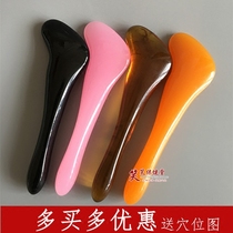 Resin beeswax point stick facial eye pluck lymphatic scraper scraping face massage beauty stick