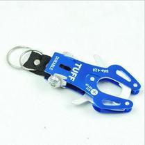 High quality aluminum alloy oversize tiger chain key hook mountaineering buckle