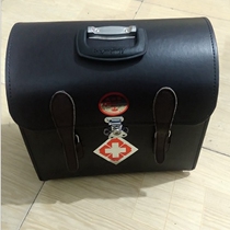 Large number leather-made leather Out-of-case medicine box Medical beast with first aid box Medical out-of-diagnosis bag Small CUHK