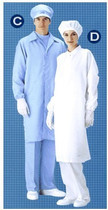 Blue striped anti-static gown anti-static clothing cleanness clothing anti-static overalls